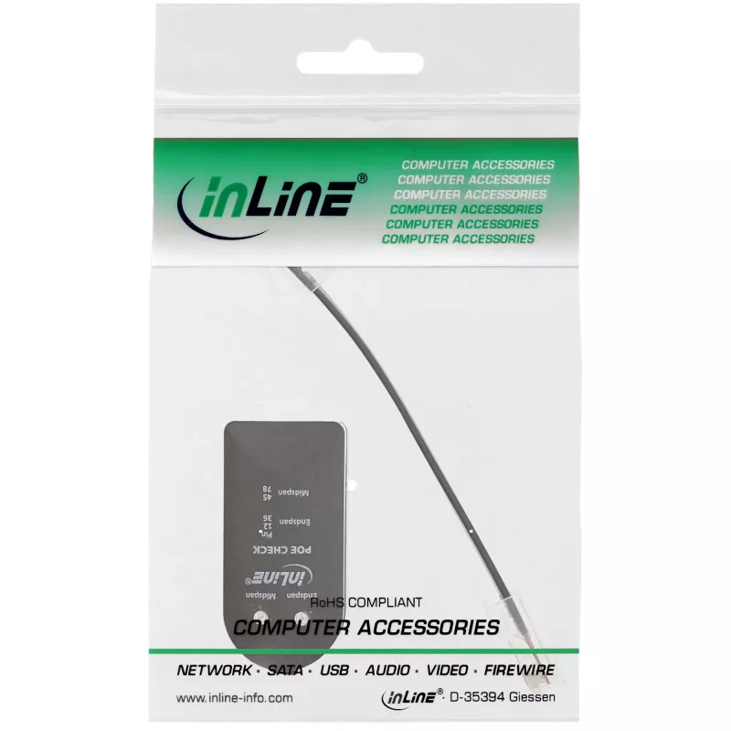 InLine PoE / PoE+ testerius InLine 79999I