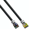 InLine Patch laidas, U/UTP, Cat.6A, halogen-free, AWG23 varis, juodas 50m
