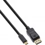 InLine USB vaizdo kabelis, USB-C (vyriškas) – DisplayPort (vyriškas), 5 m