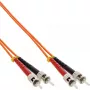 InLine Fiber Optic Duplex Laidas ST/ST 50/125µm OM2 3m