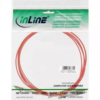 InLine Fiber Optinis Dupleksinis Laidas LC/LC 50/125µm OM2 3m