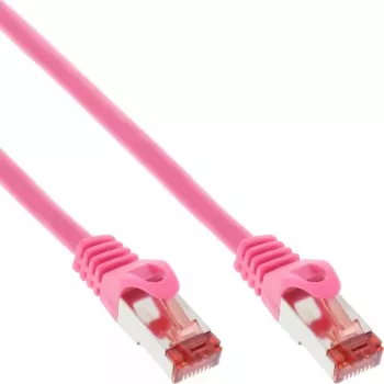 InLine Patch Laidas S/FTP PiMF Cat.6 250MHz PVC varis rožinis 5m