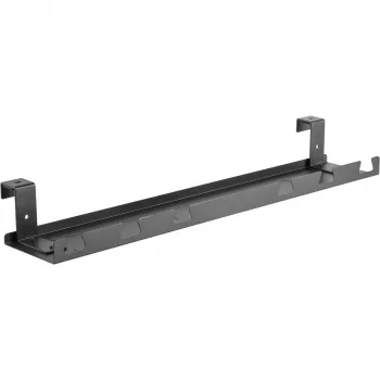 Kabelių vediklis/lentyna po stalu tvirtinimui InLine 131×590×74 mm, juoda