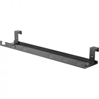 Kabelių vediklis/lentyna po stalu tvirtinimui InLine 131×590×74 mm, juoda