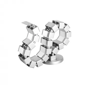 Kabelių kanalas InLine reguliuojamo aukščio stalams, 4 kameros, pilka, 68×36×42 mm