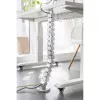 InLine 59996B lankstus kabelių vamzdis aukščio reguliavimo stalams, 4 skyriai, 68x36 mm, 1,28 m, pilkas