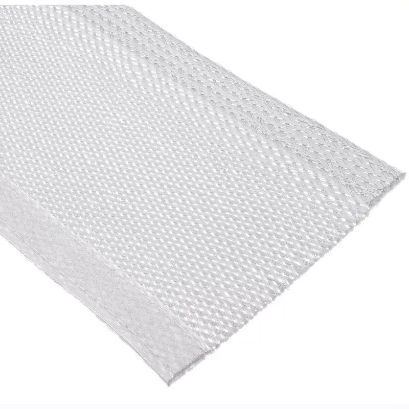 InLine kabelių kanalas, audeklinė žarna su lipnia juosta, 1m x 25mm balta