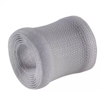Kabelių rankovė InLine 1 m × 25 mm, tekstilinis vamzdelis su lipnia juostele, balta