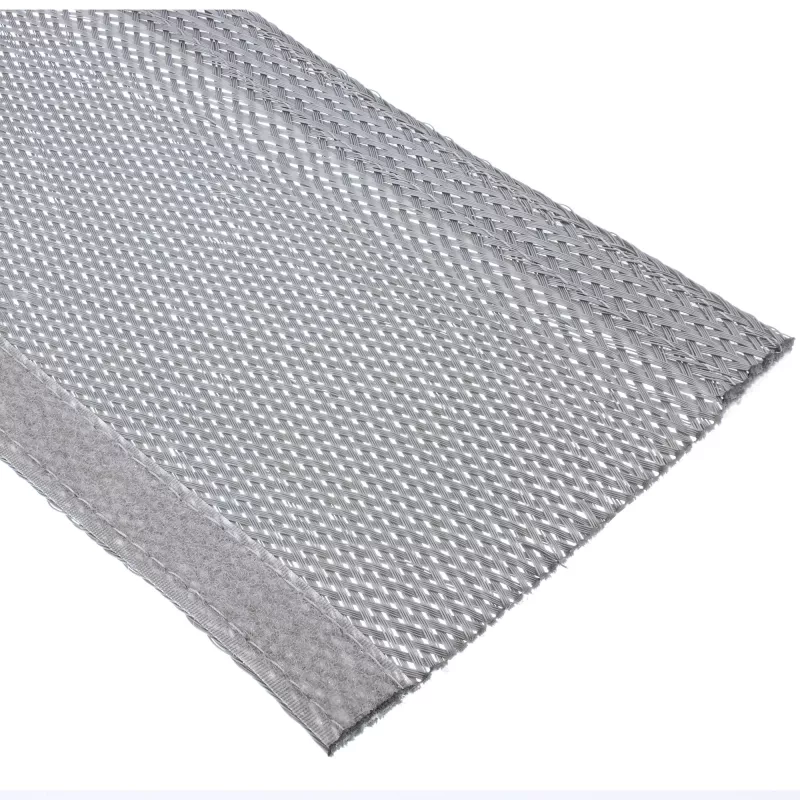 InLine kabelių kanalas, audeklinė žarna su lipduku, 1m x 25mm pilka