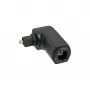 InLine optinis garso adapteris Toslink kištukas / lizdas 90° kampu