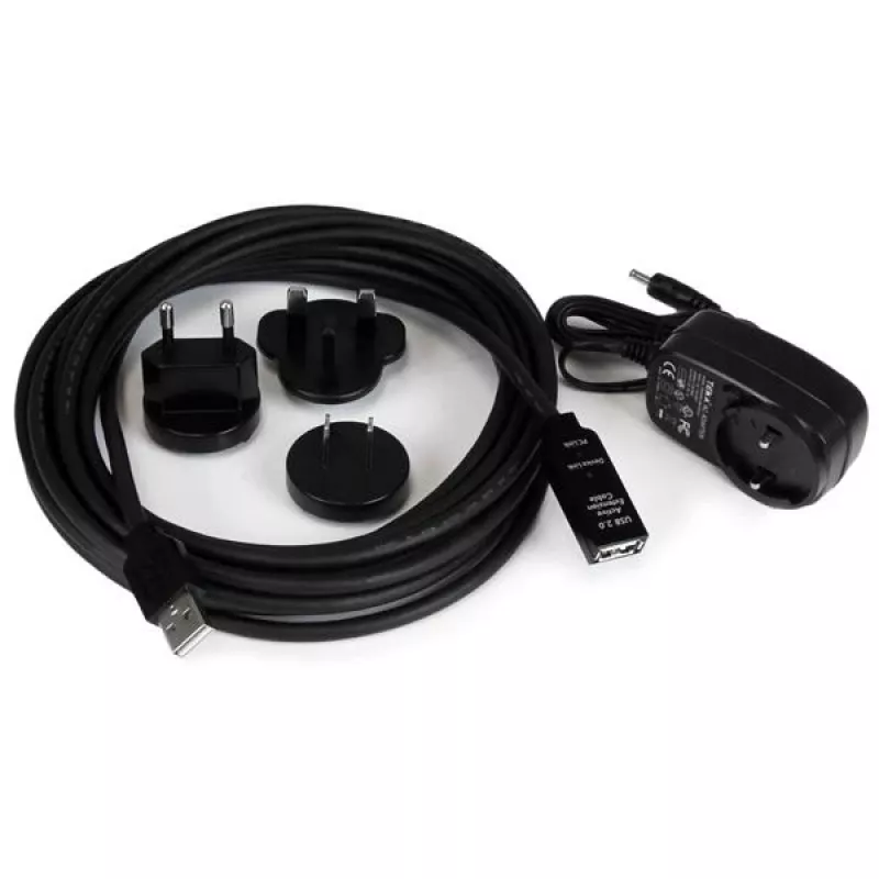 StarTech.com 5m USB 2.0 aktyvus ilginimo kabelis - vyriškas/moteriškas