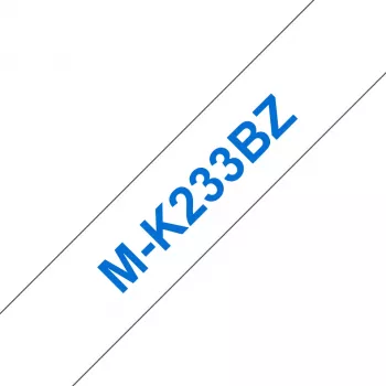 Juostelė etikečių Brother MK233 12 mm mėlyna/balta