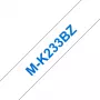 Juostelė etikečių Brother MK233 12 mm mėlyna/balta
