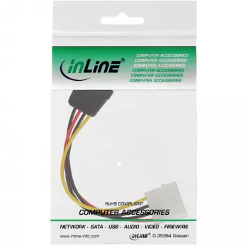 InLine SATA maitinimo laidas 1x 5,25 colio / SATA 0,30 m
