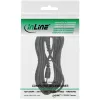 InLine Audio kabelis 2,5mm stereo kištukas / kištukas 0,5m