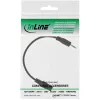 InLine garso adapterio laidas 4 kontaktų 2,5 mm kištukas / 4 kontaktų 3,5 mm lizdas 3 m