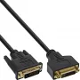 DVI-D kabelis Premium 24+1 vyriškas-moteriškas Dual Link auksuoti kontaktai 3m InLine 17763P