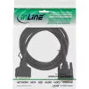 DVI-D kabelis Premium 24+1 vyriškas-moteriškas Dual Link auksuoti kontaktai 3m InLine 17763P