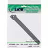 InLine kabelių raištis su lipnia juosta 180x12mm 10 vnt. juoda