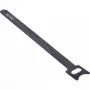 InLine kabelių raištis su lipnia juosta 180x12mm 10 vnt. juoda