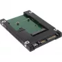InLine 76620B Juodas 2,5 colio SATA į mSATA SSD adapteris