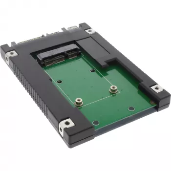 InLine 76620B Juodas 2,5 colio SATA į mSATA SSD adapteris