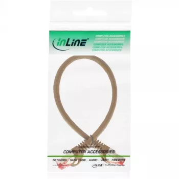 InLine Patch Laidas S/FTP PiMF Cat.6 250MHz PVC varinis rudas 0,25m