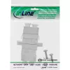 InLine Fiber Optical Adapter Metalinis Duplex LC/LC SM Keraminė Movikė su Flanšu