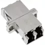 InLine Fiber Optical Adapter Metalinis Duplex LC/LC SM Keraminė Movikė su Flanšu