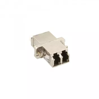 InLine 89989M – Metalinis optinis adapteris Duplex LC/LC MM su keramine mova ir flanšu