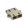 InLine Fiber Optical Metal Adapter Duplex SC/SC MM keraminė įvorė su flanšu