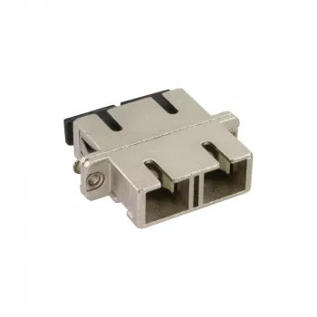 InLine Fiber Optical Metal Adapter Duplex SC/SC MM keraminė įvorė su flanšu
