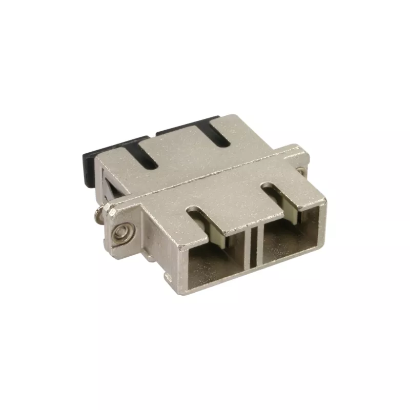 InLine Fiber Optical Metal Adapter Duplex SC/SC MM keraminė įvorė su flanšu
