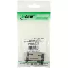 InLine Fiber Optical Metal Adapter Duplex SC/SC MM keraminė įvorė su flanšu