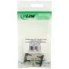 InLine Fiber Optical Metal Adapter Duplex SC/SC SM Keraminė Įvorė su Flanšu