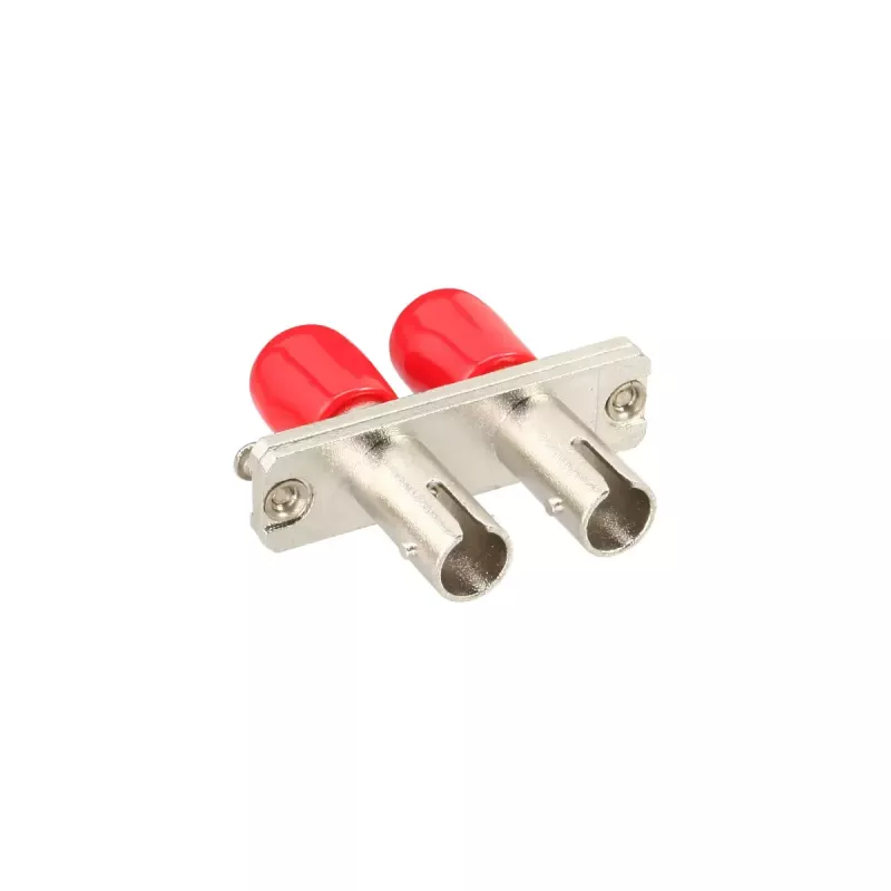 InLine Fiber Optical Adapter Metal Duplex ST/ST MM Keraminė Įvorė su Flanšu
