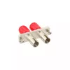 InLine Fiber Optical Adapter Metal Duplex ST/ST MM Keraminė Įvorė su Flanšu