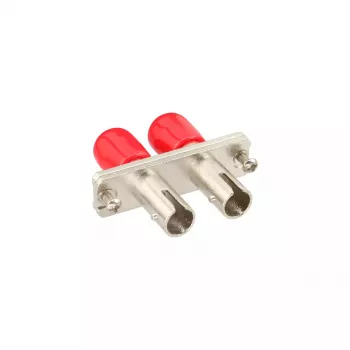 InLine Fiber Optical Adapter Metal Duplex ST/ST MM Keraminė Įvorė su Flanšu