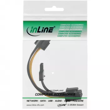 InLine vidinis maitinimo adapteris 6 kaiščių / 8 kaiščių PCIe vaizdo plokštėms