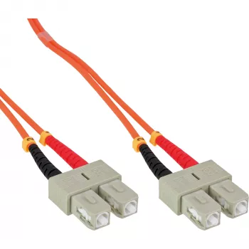 InLine Fiber Optical Duplex Cable SC/SC 50/125µm OM2 0,5m