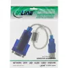 USB į Sub-D 9 kištukinį nuoseklųjį adapterio kabelis Premium InLine 33304D