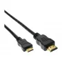 InLine HDMI mini laidas, High Speed HDMI, AM/CM, auksuoti kontaktai, 1 m