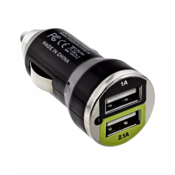 InLine USB automobilinis kroviklis + maitinimo adapteris bet kokiam USB įrenginiui 12/24V į 5V DC/2.1A