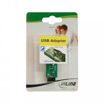 InLine USB 2.0 vidinis adapteris 2x USB A lizdas į pagrindinės plokštės jungtį 33440I