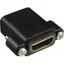 InLine HDMI adapteris Type A motina / motina su paauksuotais kontaktais ir flanšu, 4K2K