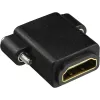 InLine HDMI adapteris Type A motina / motina su paauksuotais kontaktais ir flanšu, 4K2K