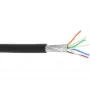InLine Patch Laidas S/FTP PiMF Cat.6A halogen free 500MHz juodas 100m