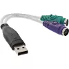 InLine 33386 USB į PS/2 keitiklis USB A kištukas / 2x PS/2 lizdai