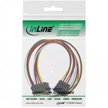 SATA maitinimo ilginimo laidas lizdas/kištukas 1m InLine 29651C