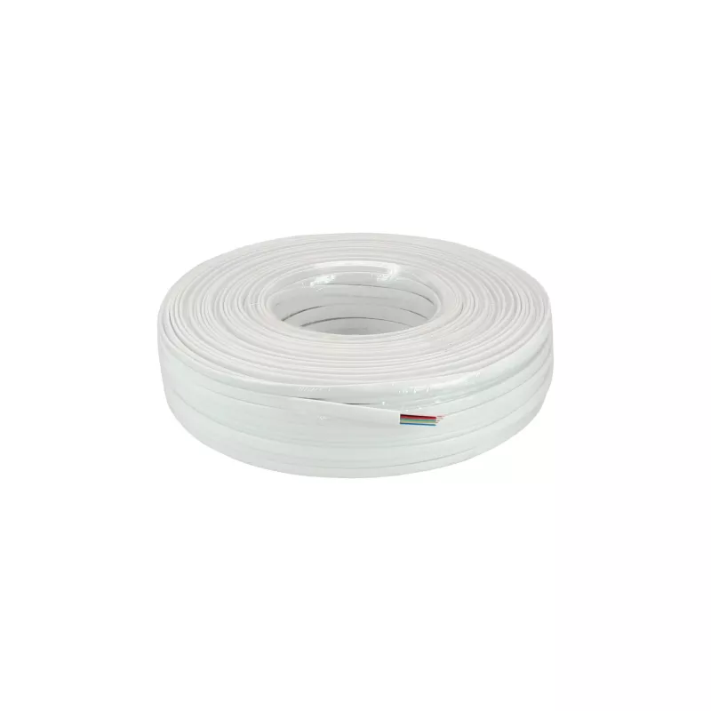 InLine modulinis 6 gyslų juostinis kabelis baltas 100 m ritė